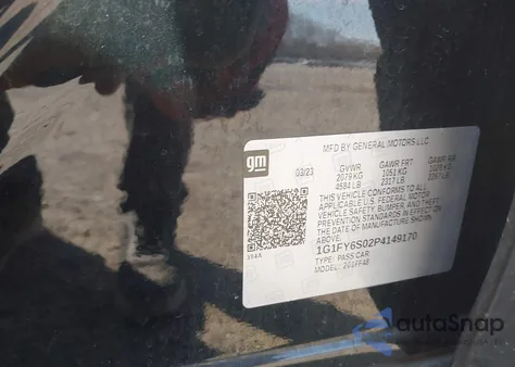 2023 Chevrolet Bolt Euv Fwd Lt из США, поврежденный, VIN 1G1FY6S02P4149170